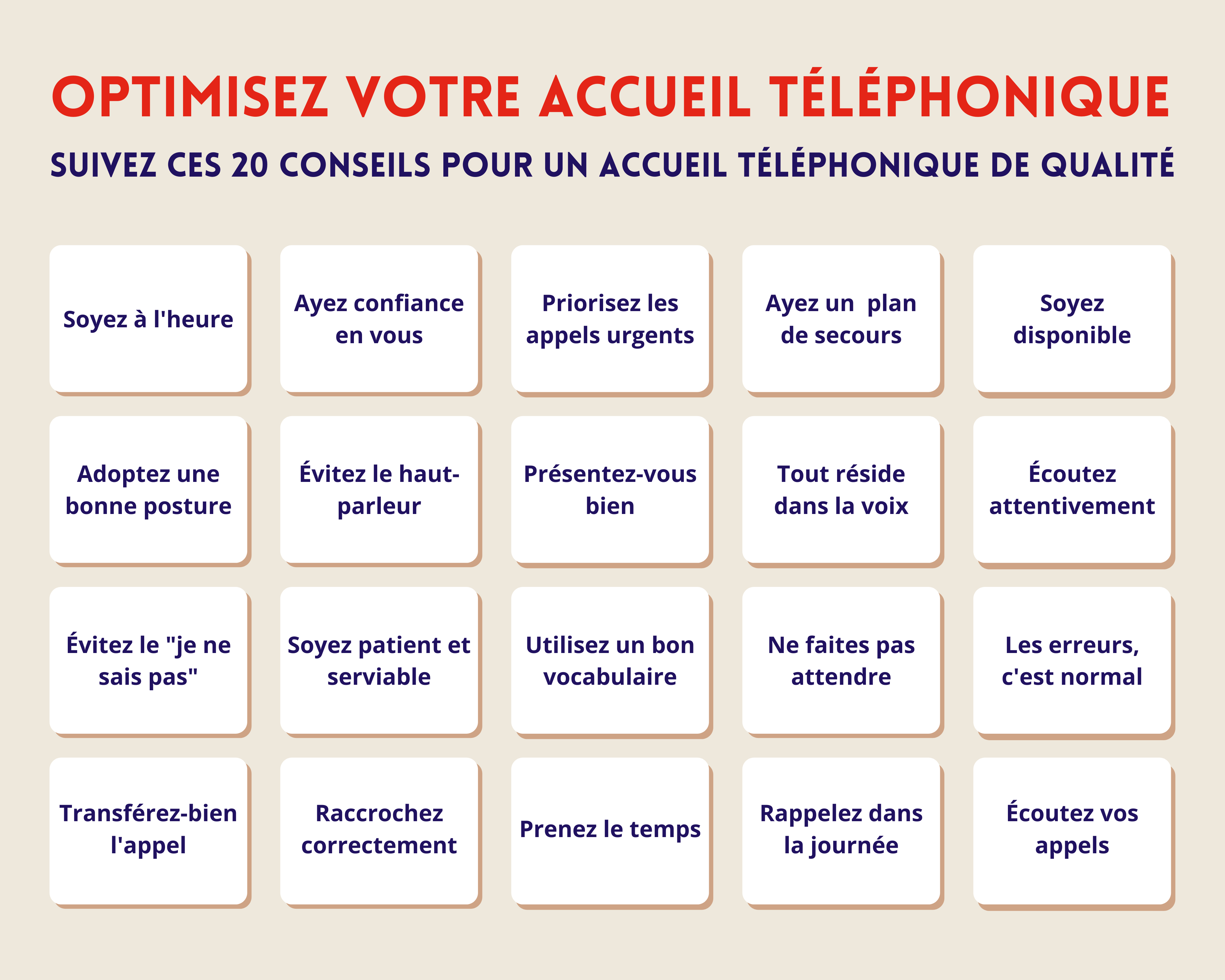 Optimisez votre accueil téléphonique en suivant ces 20 conseils