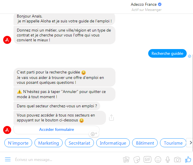 chatbot adecco