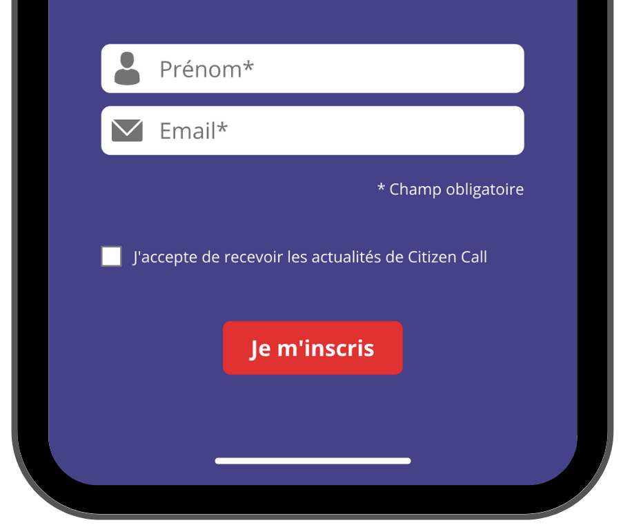 Formulaire de prospection en opt-in