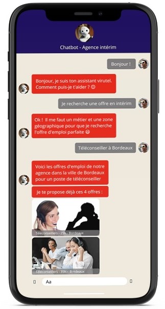 Le chatbot pour les inétérimaires