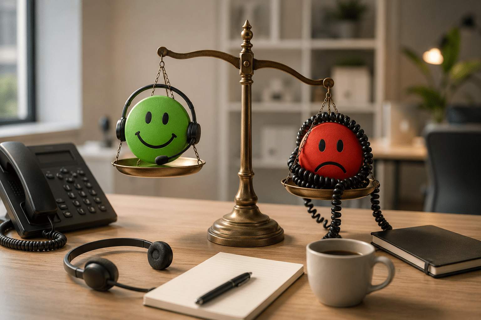Enquête téléphonique en centre d’appels pour mesurer la satisfaction client avec avis positifs et négatifs