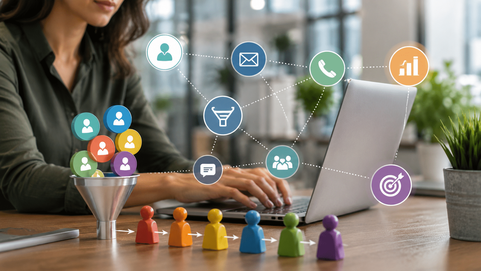 Lead center externalisé en France avec gestion des leads, segmentation et suivi multicanal